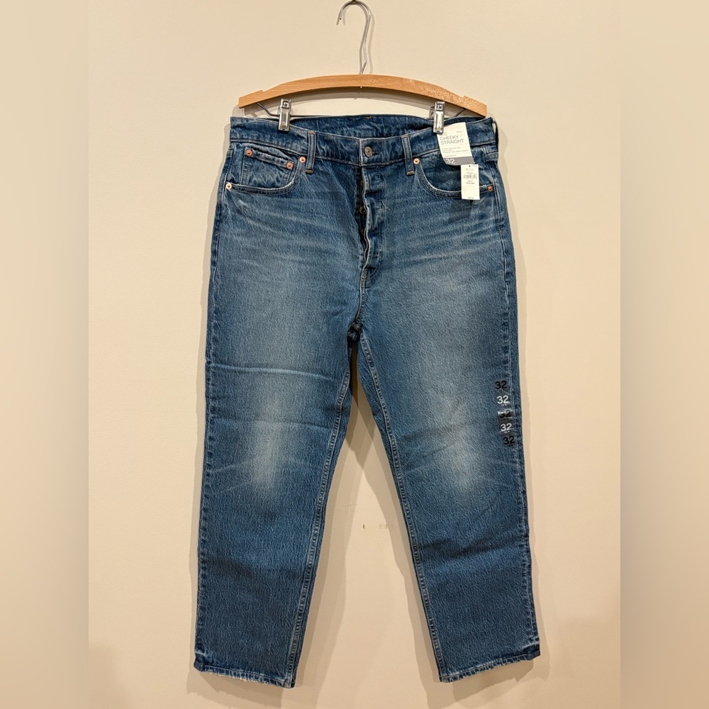 Gap High Rise Cheeky Straight Leg Jeans Size 32